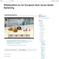 Best SEO in Europa #BestSEOinEuropa bitly.com/2FUeNX6 #InternetTopBrand's #WebAuditor Eu Archive for On-line Best Advertising