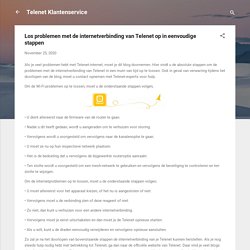Los problemen met de internetverbinding van Telenet op in eenvoudige stappen