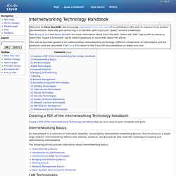 Internetworking Technology Handbook