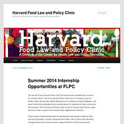 Summer 2014 Internship Opportunities at FLPC