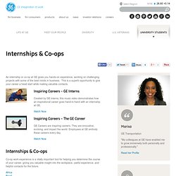 Internships & Co-ops