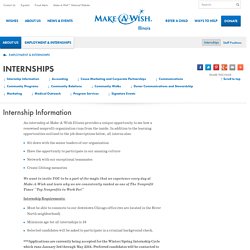 Employment & Internships