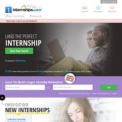 Internship Opportunities – Find Internships and Guidance – Internships