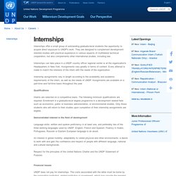 Internships