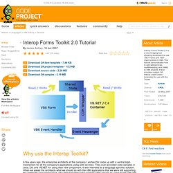 Interop Forms Toolkit 2.0 Tutorial