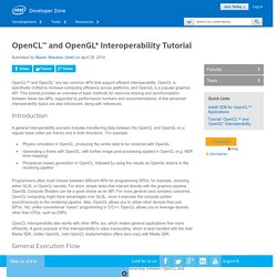 OpenCL™ and OpenGL* Interoperability Tutorial