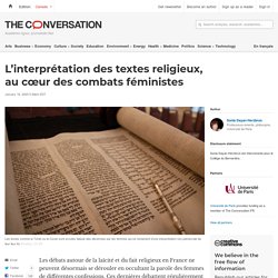 L’interprétation des textes religieux, au cœur des combats féministes