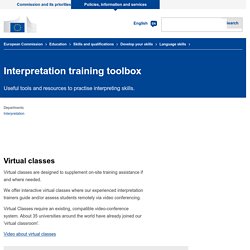 Interpretation training toolbox