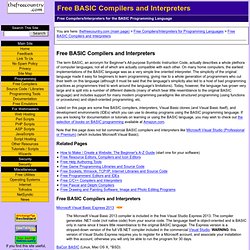 Free BASIC Compilers and Interpreters