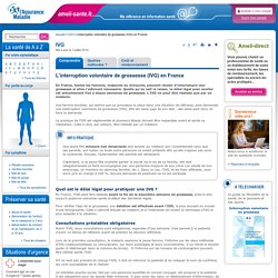 L’interruption volontaire de grossesse (IVG) en France