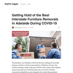 Getting Hold of the Best Interstate Furniture Removals in Adelaide During COVID-19