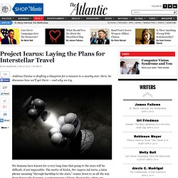 Project Icarus: Laying the Plans for Interstellar Travel - Atlantic Mobile