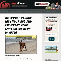 Interval Training - Kickstart your Metabolism and Kick your Ass in 20 Minutes