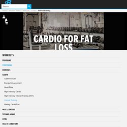 Cardio For Fat Loss: Interval Training Beats Out Low Intensity!