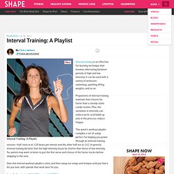 Interval Training: A Playlist