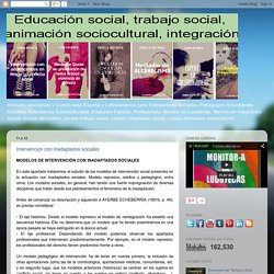 Intervencion con inadaptados sociales - Cursos educadores, cursos educacion