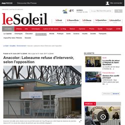 1er mars 2017-Anacolor: Labeaume refuse d'intervenir, selon l'opposition