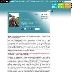 Interview Alain Damasio sur ActuSf, le site web de l'actualité d