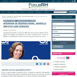 Interview de Béatrice Revol, nouvelle DRH d'O2 Care Services