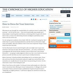 Chronicle of higher education cover letters