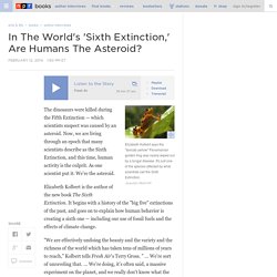 Interview: Elizabeth Kolbert, Author Of 'The Sixth Extinction'