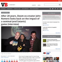After 20 years, Doom co-creator John Romero looks back on the impact of a seminal (and Satanic) game (interview)