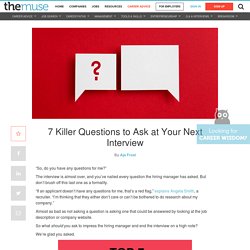 Interview Questions to Ask an Interviewer