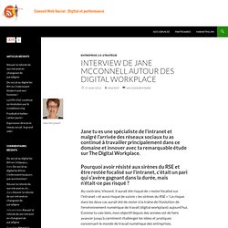 Interview de Jane McConnell autour des Digital workplace