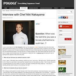 Interview with Chef Niki Nakayama