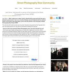 Jack Simon. Interview with co-winner of the first prize of the Street Photography Now Project (SPNP)