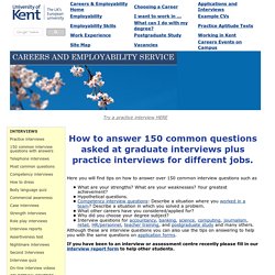 Interview questions with answers