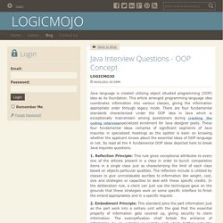 Java Interview Questions - OOP Concept - LOGICMOJO : powered by Doodlekit