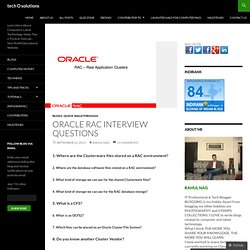Oracle RAC Interview Questions