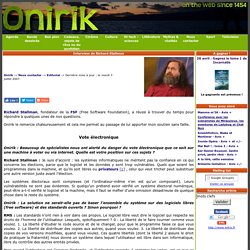 - Interview de Richard Stallman