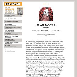 Interview with Alan Moore
