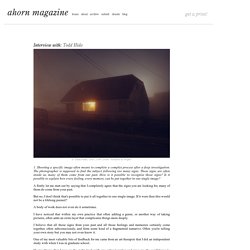 Interview with Todd Hido