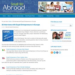 36 Interviews with Expat Entrepreneurs in Europe