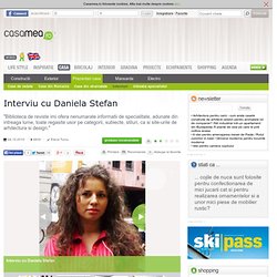 Interviu cu Daniela Stefan
