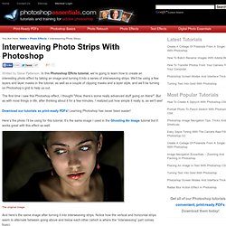 Interweaving Photo Strips