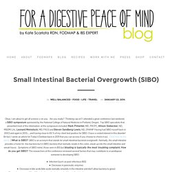 Small Intestinal Bacterial Overgrowth (SIBO)