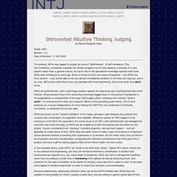 INTJ Profile