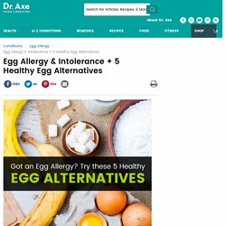 Egg Allergy & Intolerance + Healthy Egg Alternatives