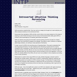 INTP Profile