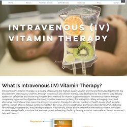 Intravenous iv Vitamin Therapy – Frontline Alternative