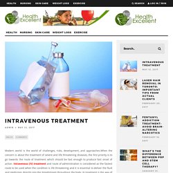 Intravenous Treatment – Health Excellent