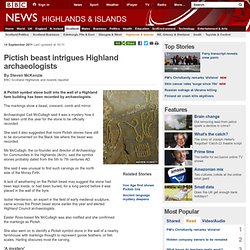 Pictish beast intrigues Highland archaeologists