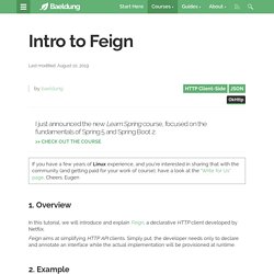 Intro to Feign