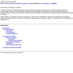 Introdução a Orientação a Objetos
