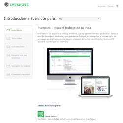 Introducción a Evernote para Mac