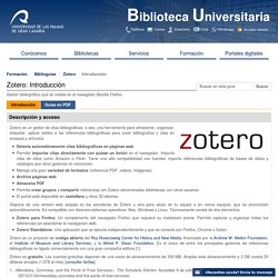 Zotero (ULPGC)